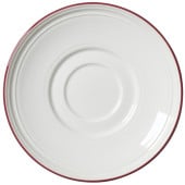 Steelite Bead Maroon Band Saucer 15cm/6" (Pack of 12)