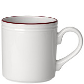 Steelite Bead Maroon Band Mug 285ml/10oz (Pack of 12)