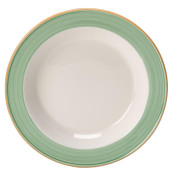 Steelite Rio Green Slim Soup Plate 21.5cm/8.5" 400ml (Pack of 24)