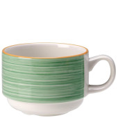 Steelite Rio Green Slimline Stacking Cup 200ml/7oz (Pack of 36)