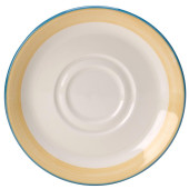 Steelite Rio Yellow Double Well Saucer 14.5cm/6" (Pack of 36)