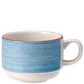 Steelite Rio Blue Slimline Stacking Cup 200ml/7oz (Pack of 36)