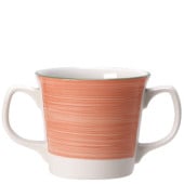 Steelite Rio Pink Double Handled Mug 285ml/10oz (Pack of 12)