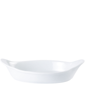 Porcelite Oval Eared Dish 25cm/10" (Pack of 4)
