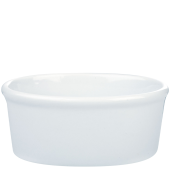 Porcelite Oval Pie Dish 14x10x5cm/ 5x4" (Pack of 6)