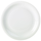 Genware Porcelain Narrow Rim Plate 28cm
