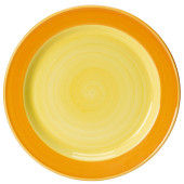 Steelite Freedom Yellow Slimline Plate 23cm/9" (Pack of 12)
