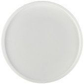 GenWare Porcelain White Flat Rim Plate 23cm/9" (Pack of 6)