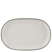 Modest Green Oval Platter 28 x 18cm/11" x 7" (Pack of 6)