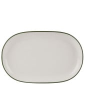 Modest Green Oval Platter 33 x 21cm/13" x 8.25" (Pack of 6)