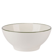 Modest Green Footed Bowl 14cm/5.5" 450ml/15.75oz (Pack of 12)