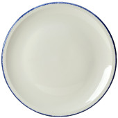 Steelite Blue Dapple Pizza/Sharing Plate 32cm/12.6" (Pack of 6)