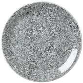 Steelite Ink Crackle Black Coupe Plate 25cm/10" (Pack of 12)