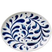 Steelite Messina Blue Oval Coupe Plate 20.25cm/8" (Pack of 12)