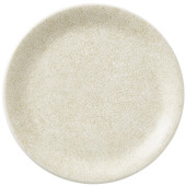 Steelite Ink Crackle Reactive Taupe Coupe Plate 20cm/8" (Pack of 12)