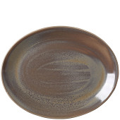Steelite Revolution Granite Oval Coupe Plate 34cm/13.5" (Pack of 12)