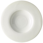 Genware Porcelain Wide Rim Pasta Plate 30cm