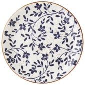 Steelite Flora Blue Coupe Plate 20cm/8" (Pack of 12)