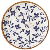 Steelite Flora Blue Coupe Plate 15cm/6" (Pack of 12)
