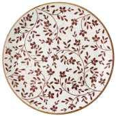 Steelite Flora Brown Coupe Plate 28cm/11" (Pack of 12)