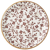 Steelite Flora Brown Coupe Plate 25cm/10" (Pack of 12)