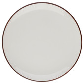 Modest Brown Coupe Plate 28.5cm/11.25"