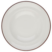 Modest Brown Pasta Plate 28cm/11" 560ml/19.75oz (Pack of 6)