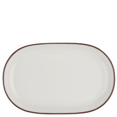 Modest Brown Oval Platter 33 x 21cm/13 x 8.25" (Pack of 6)
