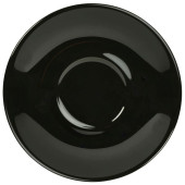 Genware Porcelain Saucer 12cm Black