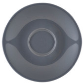 Genware Porcelain Saucer 12cm Grey