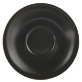 Genware Porcelain Saucer 13.5cm Matt Black
