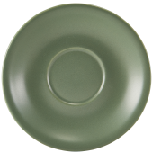 Genware Porcelain Sage Saucer 13.5cm/5.3" (Pack of 6)