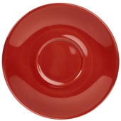 Genware Porcelain Saucer 13.5cm Red