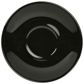 Genware Porcelain Saucer 16cm Black