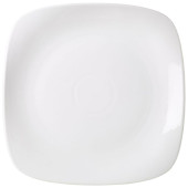 Genware Porcelain Rounded Square Plate 29cm