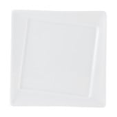 Porcelite White Twist Square Plate 13cm/5" (Pack of 6)