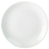 Genware Porcelain Coupe Plate 28cm White