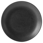 Porcelite 187628GR Seasons Graphite Coupe Plates 28cm - x6 standard porcelain hotelware. High quality porcelain hotelware