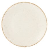 Porcelite 187628OA Seasons Oatmeal Coupe Plates 28cm - x6 standard porcelain hotelware. High quality porcelain hotelware
