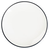 Modest Black Coupe Plate 17cm/6.25"