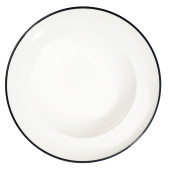 Modest Black Pasta Plate 25cm/9.75" 420ml/17.75oz