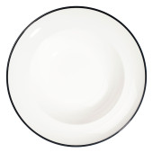 Modest Black Pasta Plate 28cm/11"  560ml/19.75oz (Pack of 6)