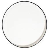 Modest Black Signature Plate 21cm/8.25" (Pack of 6)