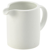 GenWare Porcelain White Solid Milk Jug 120ml/4.2oz