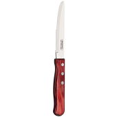 Polywood Jumbo Steak Knife, Rounded Tip (Red)