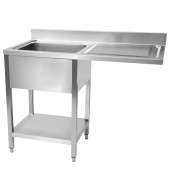 Hurricane Stainless Steel Sink 1200 x 600mm Right Hand Drain