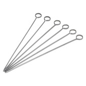 Stainless Steel Skewers 10 Inch (Pack of 6)