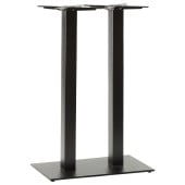 Titan Twin Rectangular Black Poseur Height Table Base