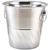 GenWare Stainless Steel Swirl Wine Bucket 