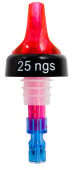 Beaumont 3030 Quick Shot 3 Ball Spirit Pourer 25ml Red